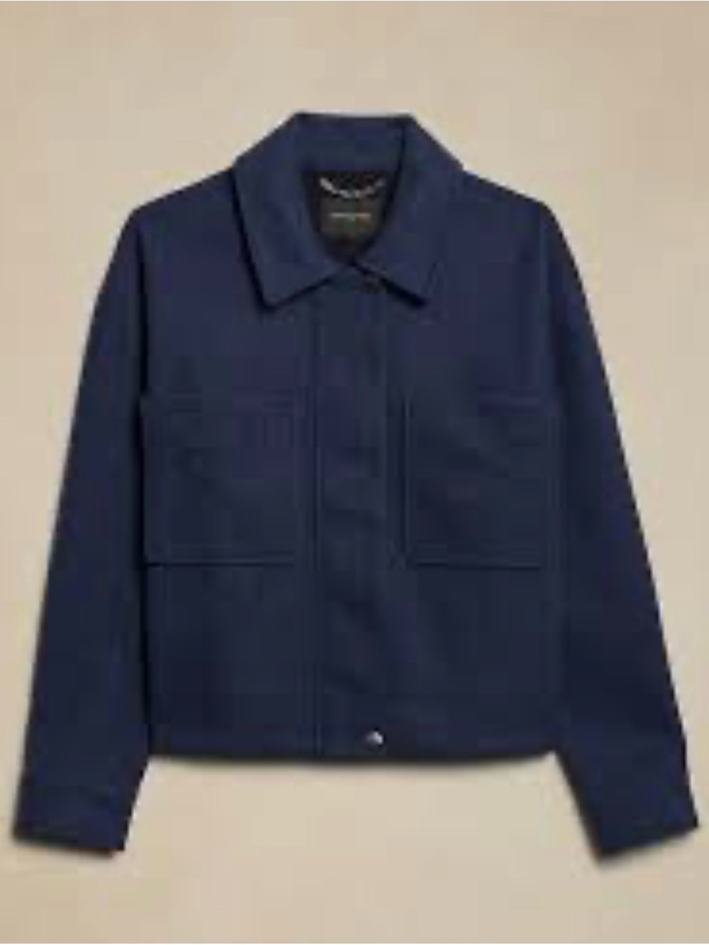 Banana Republic Women’s Oversized Short Melton Jacket XXL Pockets Worn Once!
